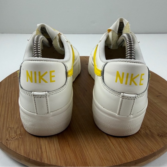 Nike Blazer Low Platform “Sail Vivid Sulfur” Colorway Sneakers - Picture 4 of 9